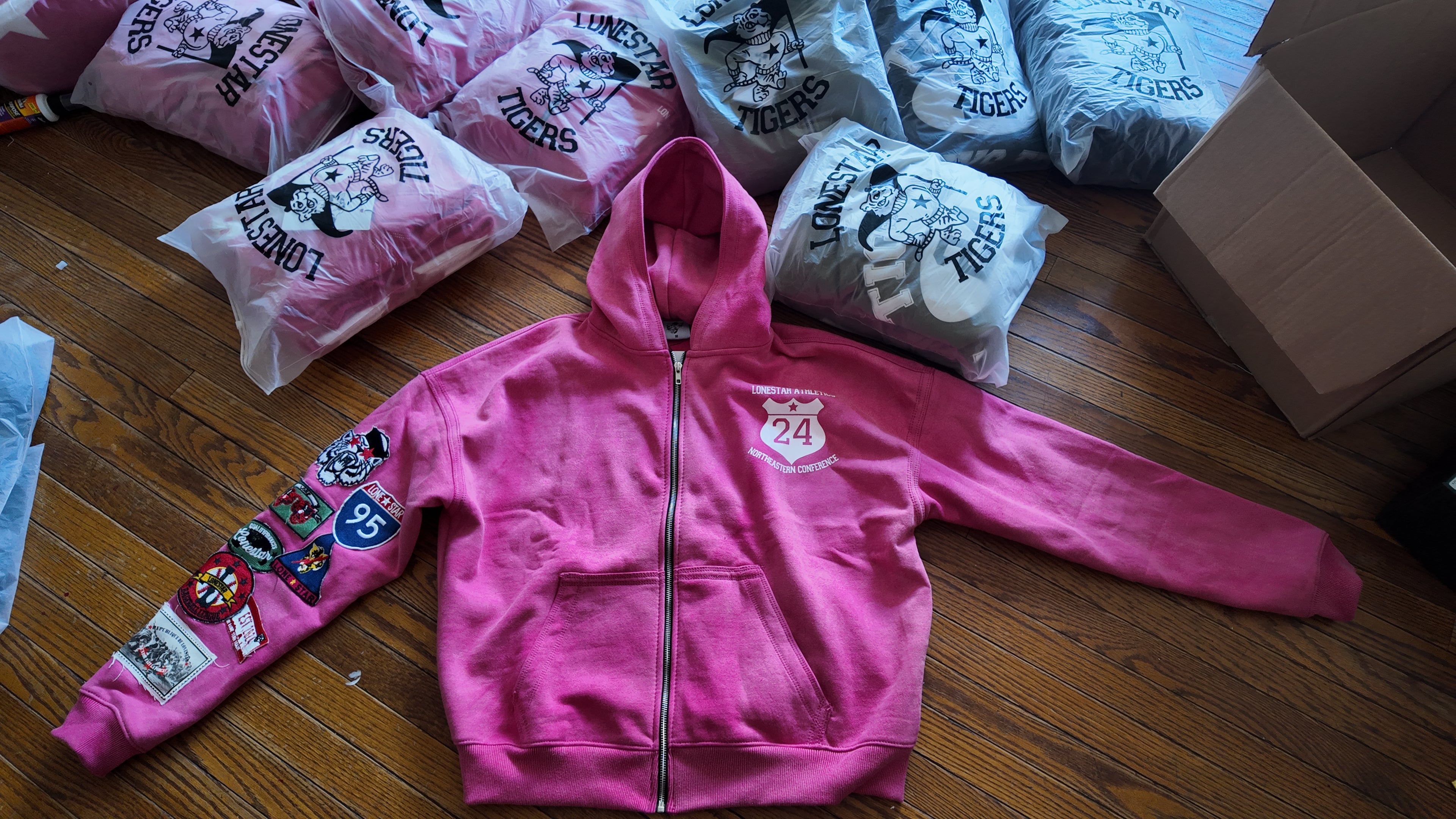 'Lonestar Tigers Alumni Set' - Zip-up Hoodie