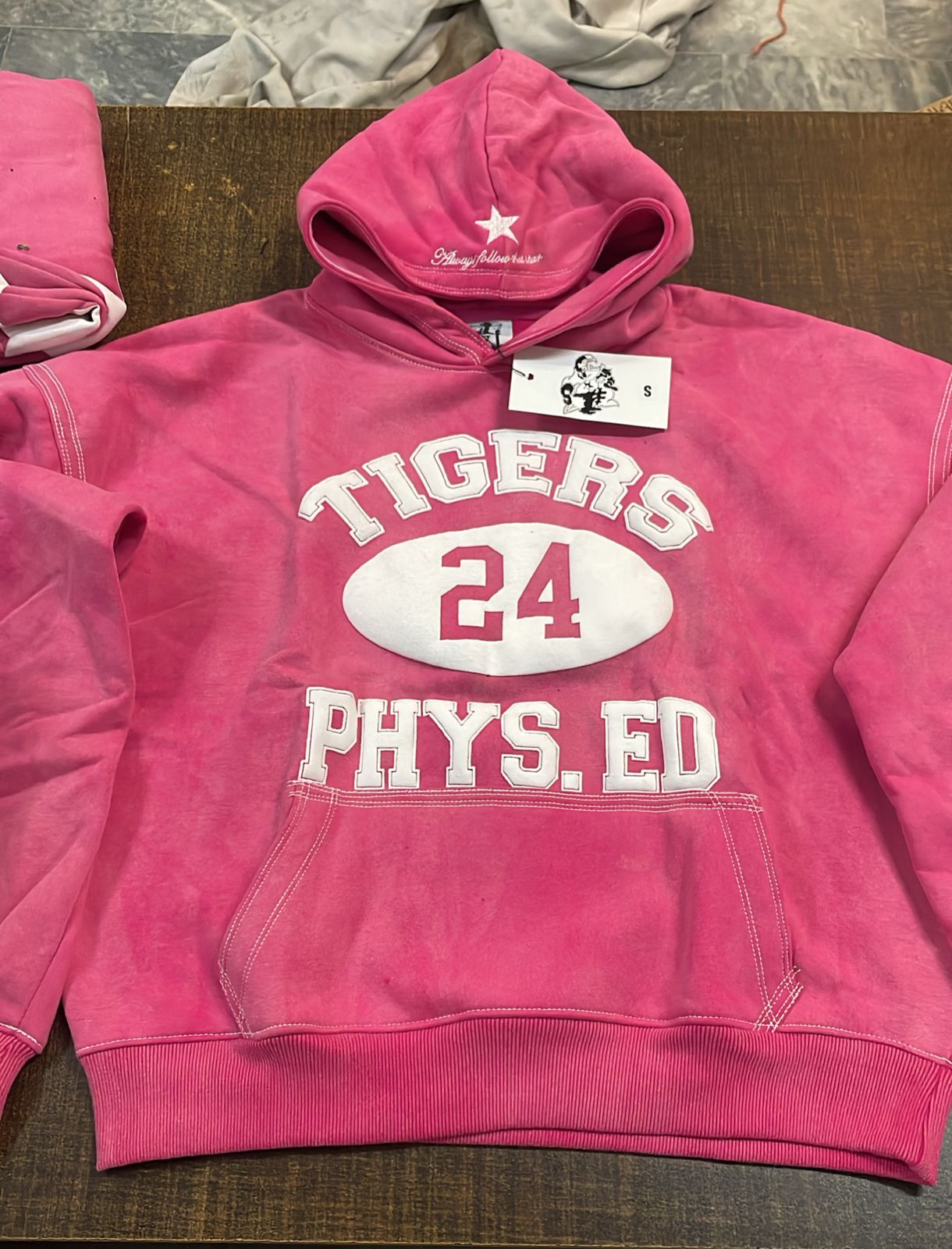 'Lonestar Tigers Varsity Set' - Fleece Boxy Hoodie