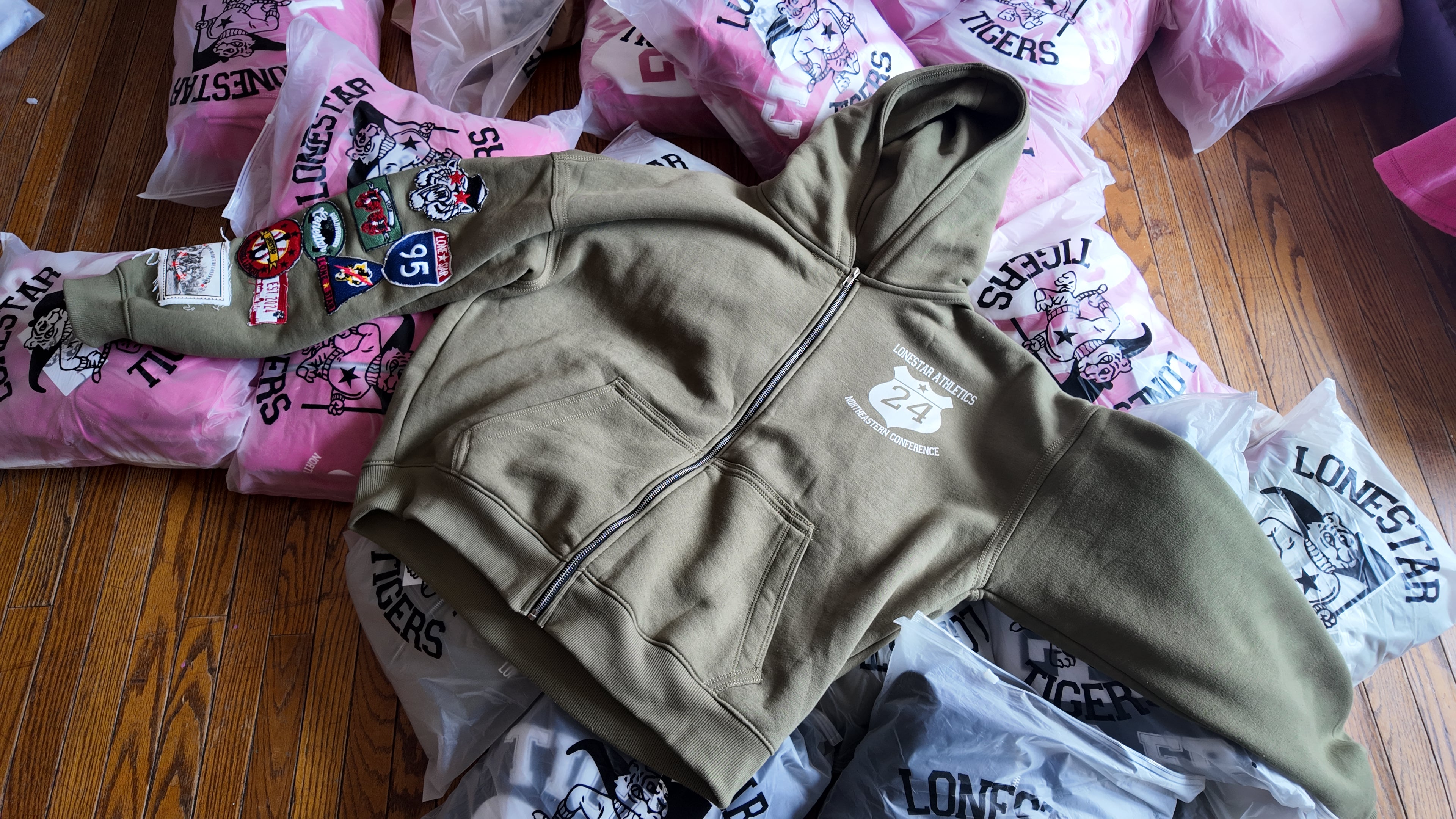 'Lonestar Tigers Alumni Set' - Zip-up Hoodie