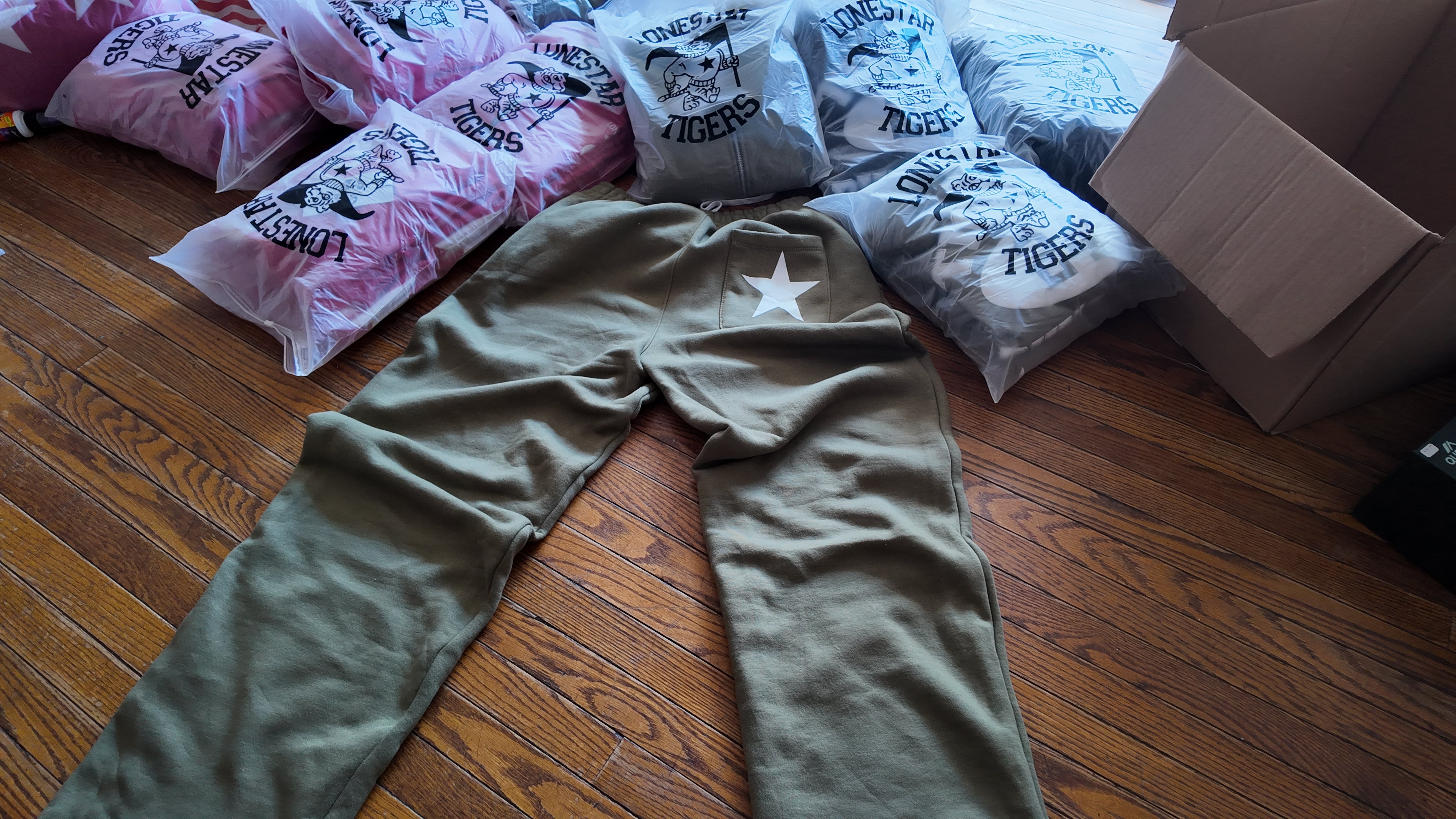 'Lonestar Tigers Alumni Set' - Wide-leg Sweatpants