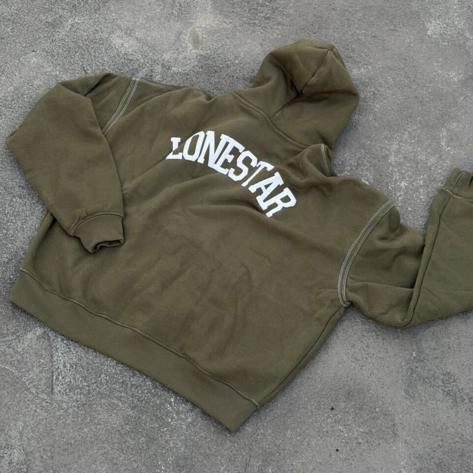 'Lonestar Tigers Varsity Set' - Fleece Boxy Hoodie