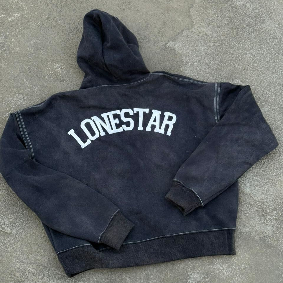 'Lonestar Tigers Varsity Set' - Fleece Boxy Hoodie