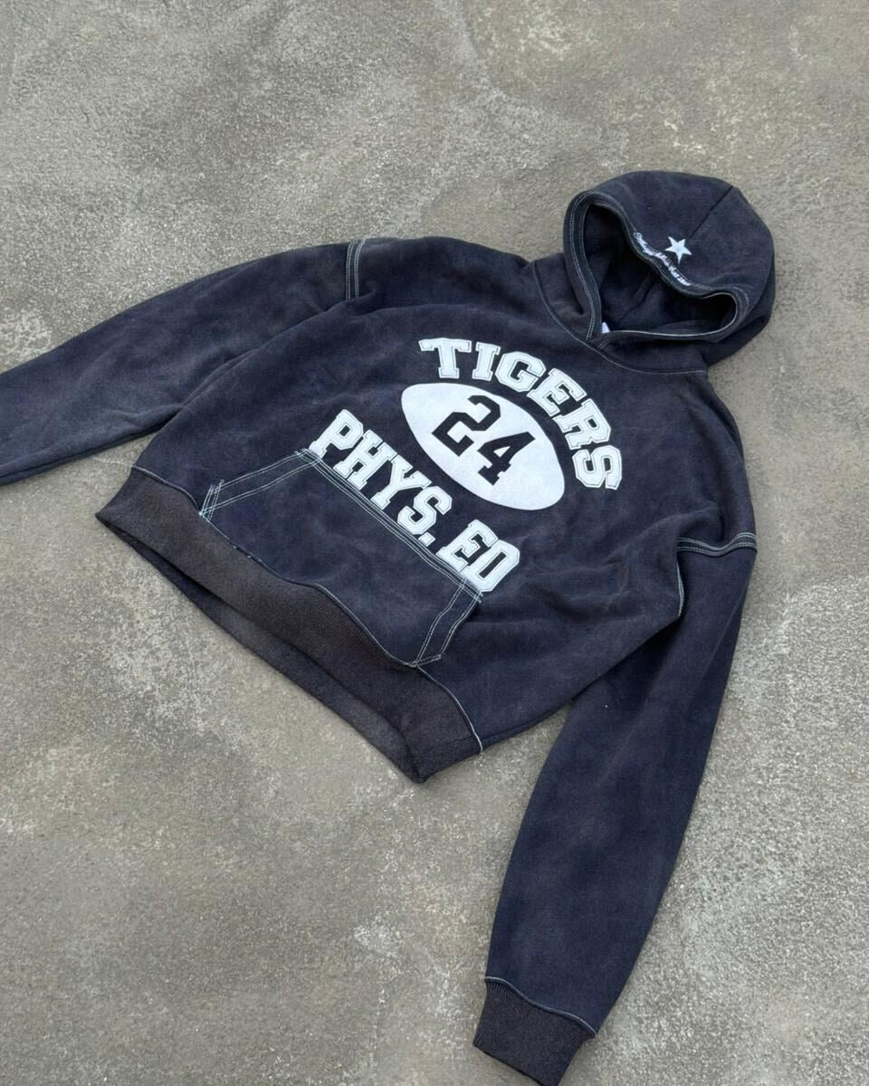 'Lonestar Tigers Varsity Set' - Fleece Boxy Hoodie